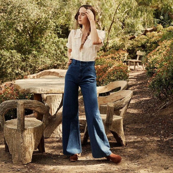 Doen Viva High Waist Wide Leg Jeans - Picture 1 of 7